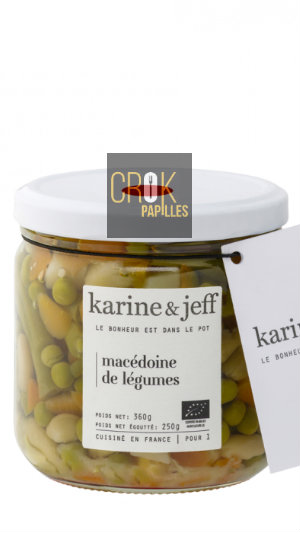 Macédoine de légumes AB - 360g