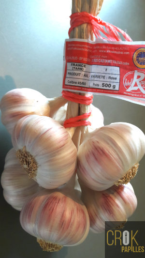 Ail Rose de Lautrec 2020 - IGP - Label Rouge - La manouille