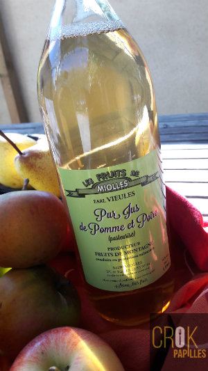 Jus de pomme et poire