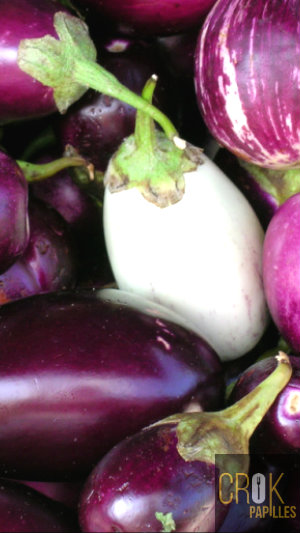 Aubergines - par 500 g